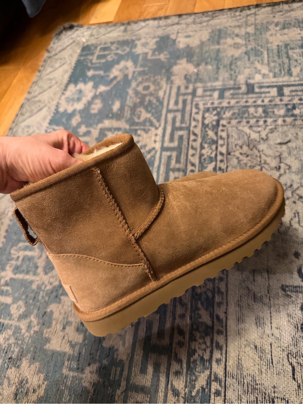 UGG Women's Short Boot in Chestnut 8